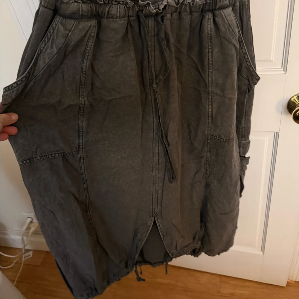 Daily Practice Be Bold Twofer Feminine Minimalist Cargo Tank Dress - Picture 9 of 10